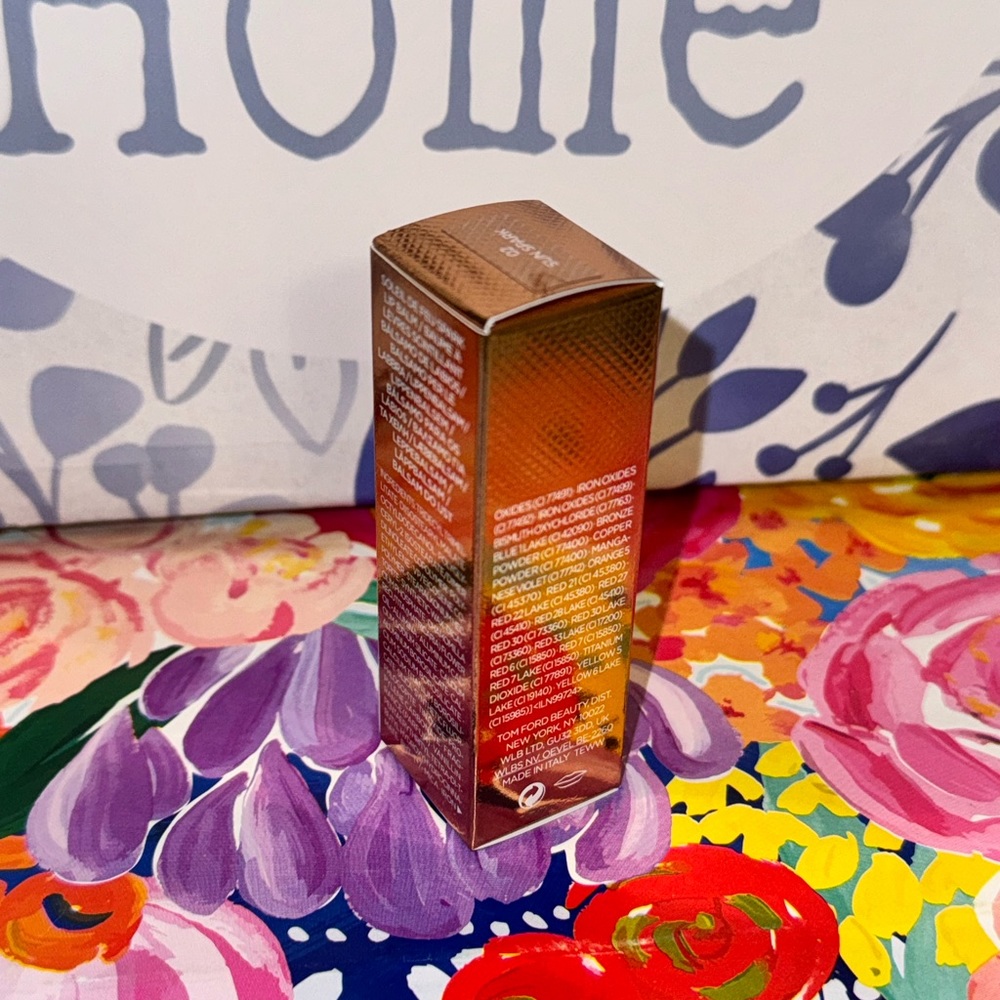 NIB NEW TOM FORD Soleil De Feu Spark Lip Balm Lipstick 02 Sun Spark Full Size - Picture 15 of 16